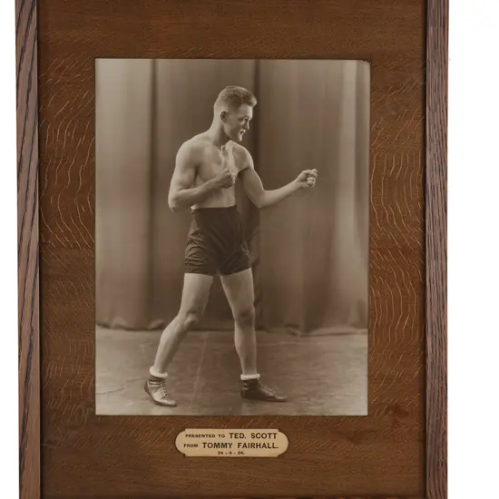 William Oakley (1886-1942) 'Presented to Ted Scott from Tommy Fairhall'